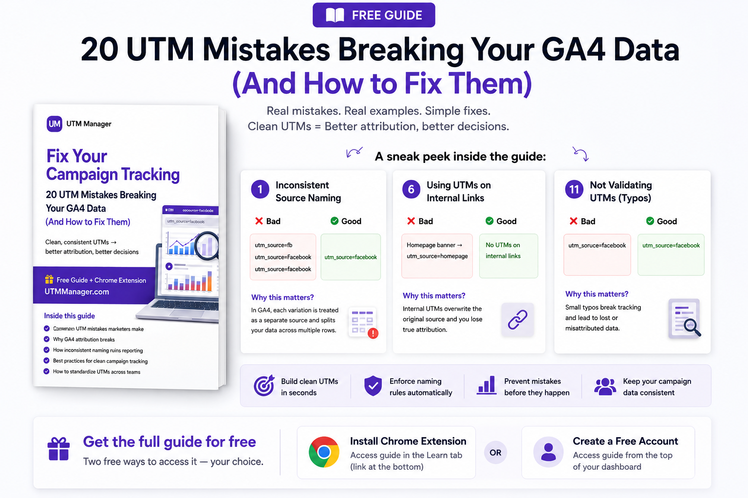 UTM Manager Free Guide Preview