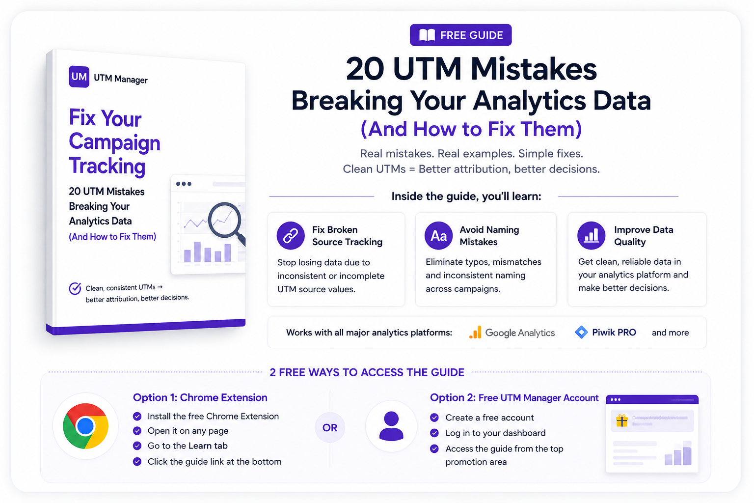 UTM Manager Free Guide Preview